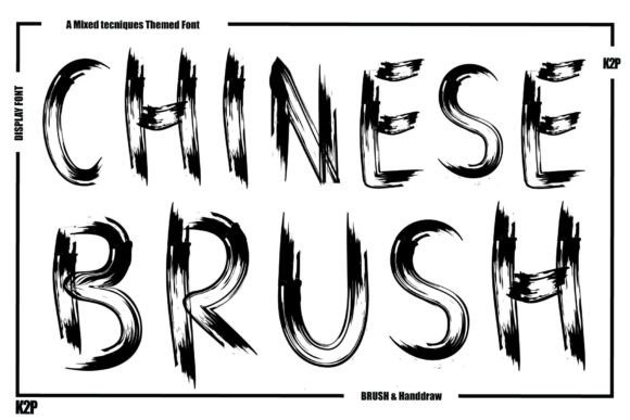 探索Chinese Brush：一款融合东方美学与现代设计的震撼字体