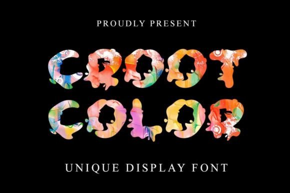 Croot Color: A Playful and Authentic Display Font for Creative Projects