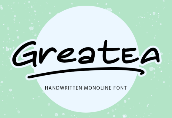 Greatea: A Handwriting Font That Brings Personality to Every Project