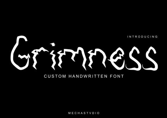 Grimness: A Bold, Unique Font for Creative Power