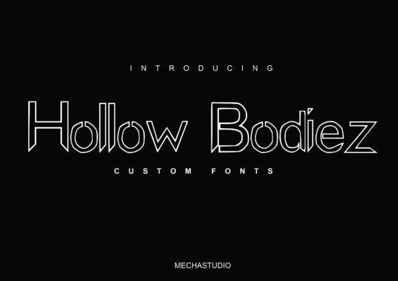 Hollow Bodiez: A Modern Font for Creative Expression