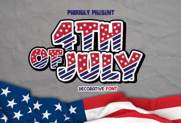 Independence Day: A Bold and Playful Font for American-Themed Projects