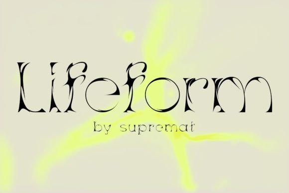 Lifeform: A Bold, Organic Display Font for Modern Design