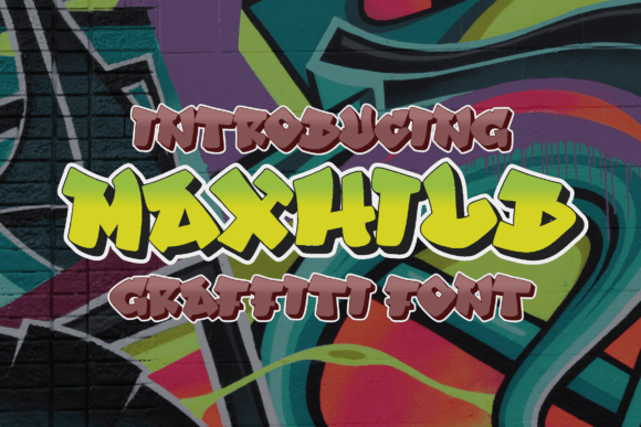 Maxhild: The Graffiti-Style Font That Brings Urban Energy to Your Designs