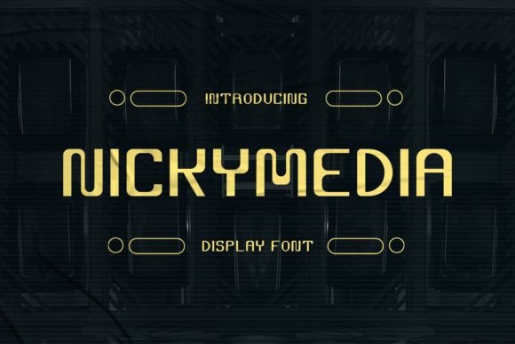 Nickymedia: A Versatile and Charismatic Display Typeface for Every Design