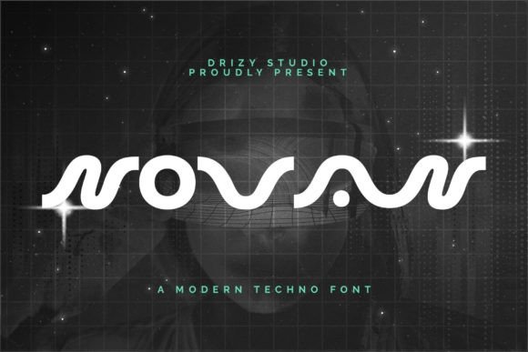 Novan: The Modern Techno Display Font for Eye-Catching Design
