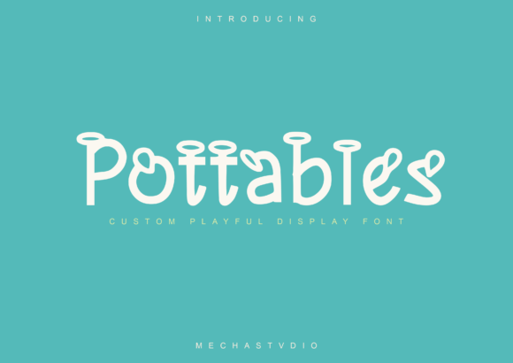 Pottabies: A Unique Display Font for Creative Expression
