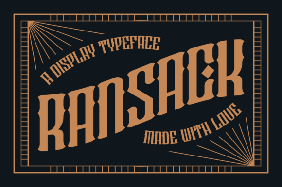 Ransack: A Unique Blackletter Font for Creative Projects