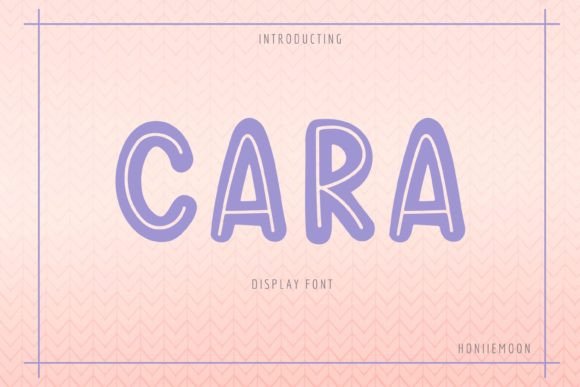 Revolutionize Your Designs with Cara: A Bold and Colorful Display Font