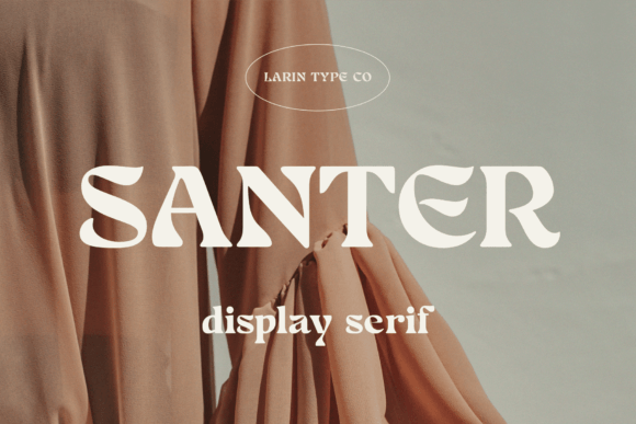Santer: Elevate Your Design with a Stunning Display Serif Font