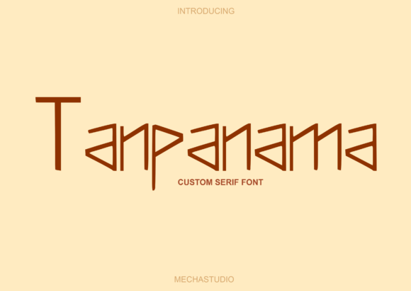 Tanpanama: A Modern Font for Every Creative Need