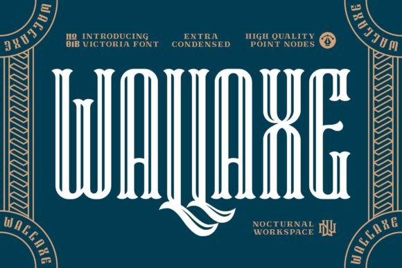 Wallaxe: A Bold and Expressive Display Font