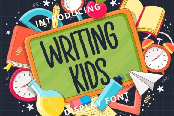 Writing Kids: A Handwritten Font for Creative Projects